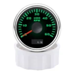 2 52mm 7Color LED Car Boat Tachometer Tacho Gauge Meter 0-6000RPM LCD Hourmeter - Image 3