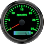 Tachometer RPM Gauge 3000 RPM Trucks Motorcycle Marine Boats 85mm Digital Hour Meter Yellow Light - Image 6