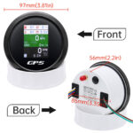 85mm 6In 1 Multi-function Gauge Car Marine GPS Speedometer Tacho Oil Temp Press - Image 6