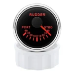 52mm Rudder Angle Indicator Gauge Meter 0-190ohm Red Backlight 0-5V for Marine Boat Vessels - Image 3