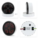 110mm 4 in 1 Gauge Fuel Level Water Temp ?H Oil Pressure PSI Voltmeter for Boat High Quality - Image 2