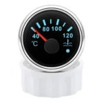 52mm Car Boat Water Temperature Gauge 40-120 Celcuis 7 Colors LED - Image 4