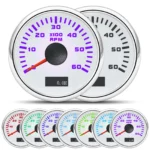 252MM Car GPS Speedometer/Tacho/Fuel Level/Oil Pressure/Water Temp/Volt Gauge - Image 3