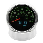 85mm 7 Color LED GPS Speedometer Odometer 0-80MPH/0-120KM/H for Boat Car Truck - Image 5