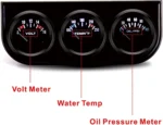 52mm Triple Kit ( Voltmeter+Water Temp Gauge +Oil Pressure Gauge) Sensor Temperature Car Auto - Image 4