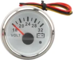 24V Needle Analog Voltmeter Voltage Gauge for Car Boat Marine - Image 4