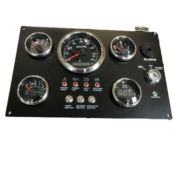 12v Gauge Instrument Boat Panel Marine Gauges with 4000 RPM