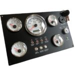 Waterproof 5 Gauges Multi-function Diesel Engine Instrument Marine Gauge Panel