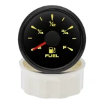 52mm Fuel Level Gauge 0-190ohms for Car Truck Marine 7 Colors LED