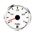 2 Inch 52mm Fuel Gauges Car Marine Fuel Level Gauge Meter 12V 24V LED Display E-12- F Pointer Range - Image 6