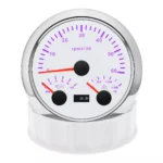 85mm White Tachometer 6000RPM With Oil Pressure 10Bar Water Temp Gauge for Boat - Image 6