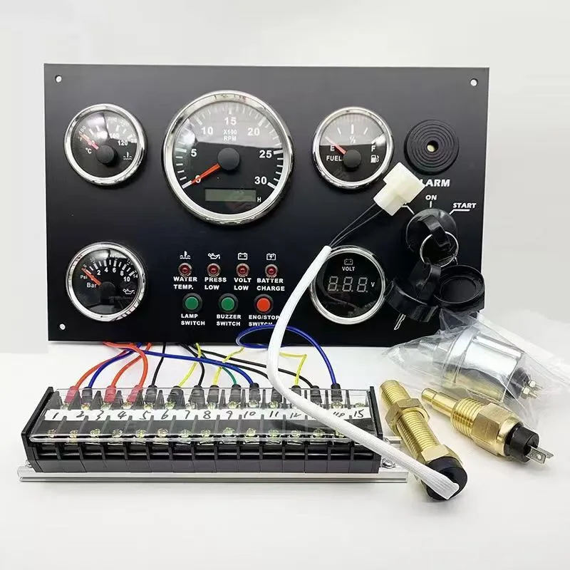 H50e4003f95294d72a14dafc4784673d31.webp 24v Marine Boat Instrument Dashboard Panel - Image 1