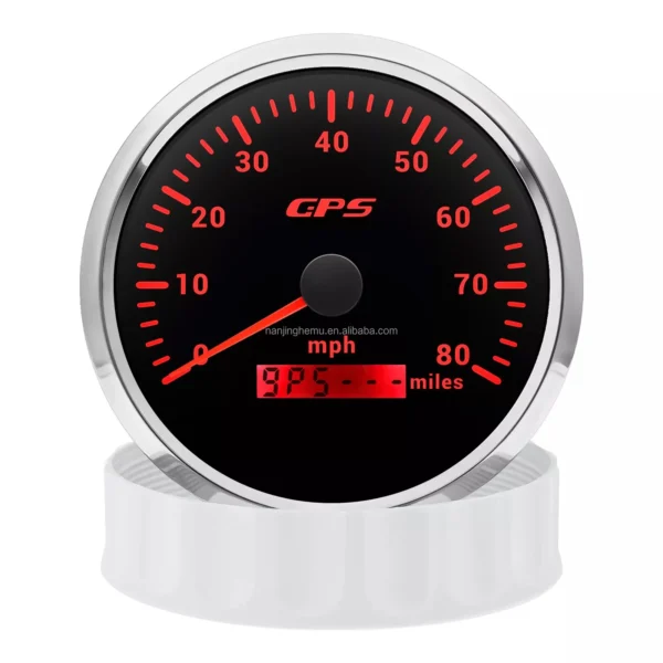 85mm GPS 80Knot Mobile Truck Motorcycle and Tractor Universal Vehicle Speedometer Backlight Gauge