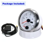 85mm Universal Mechanical Car Truck 2 in 1 Tachometer 8000RPM GPS Speedometer Gauge - Image 6