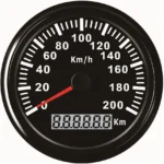 LCD Digital Display GPS Voltmeter Gauge Water Temp Temperature Gauge Universal Car 200km/h Speedometer - Image 4