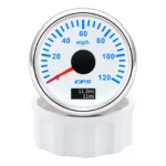 2024 Hot Selling 3-1/3 85 mm 0~200 km/h Waterproof Boat KMH White Face Yacht GPS Speedometer - Image 3