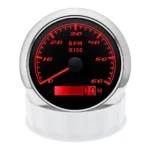 85mm 0~8000 RPM Electrical Black Face Tachometer for Automobile - Image 3