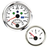 Auto Gauge Kit GPS Speedometer with Tachometer and Fuel Gauge Antenna for Car Boat Marine - Image 2