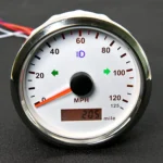 12V/ 24V 85mm Kmh Mph Knots Speed Meter Odometer  GPS Speedometer - Image 4