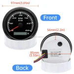 6000RPM Motorcycle for Auto Meter LCD 7-Color Backlight Gauge Tachometer - Image 6