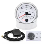 85mm GPS Speedometer 125MPH with Tachometer 8000RPM Gauge Waterproof for Boat - Image 4