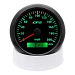 85mm Black Digital GPS Speedometer 0-200MPH Gauge Odometer for Car Boat Truck US - Image 6