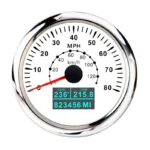 85mm High Quality Universal Car VDO 300 Kmh 200 Mph Electric Gps Speedometer with Odometer - Image 4