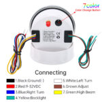 85MM White GPS Speedometer 200km/h Gauge for Boat Truck - Image 5