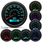 85mm GPS Speedometer 0-240KMH 0-80MPH with LCD Display Odometer for Marine Boat Yacht Vessel - Image 4