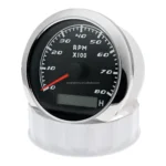 High Quality Auto Parts Diesel Tachometer 85mm Analog 6000 RPM Marine Tachometer Gauge
