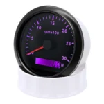 Marine Analog Auto Meter Tachometer Gauge 7000 RPM  Hour Meter Boat RPM - Image 3