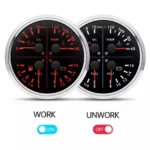 110mm 4 in 1 Gauge Fuel Level 240-33ohm Oil Pressure Water Temp Volt Gauge - Image 2