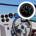 2 52mm Car Truck Oil Pressure Gauge 0-10Bar Meter With 1/8NPT Press Sensor 12V 24V - Image 2