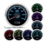 52MM Car GPS Speedometer/Tacho 8000RPM/Fuel Level/Oil Pressure/Water Temp/Volt - Image 2
