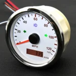12V/ 24V 85mm Kmh Mph Knots Speed Meter Odometer  GPS Speedometer - Image 5