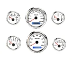 2025 Water Temp Fuel Level GPS Speedometer Oil Pressure Voltage Gauge Tachometer Auto Meter 6 in 1set - Image 6