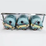 Chrome 2inch 52MM Triple Gauge Kit Volt Meter Water Temp Temperature Gauge Oil Press Pressure Gauge Car Meter - Image 6