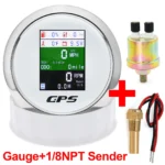 2024 Customized 85mm Digital 5 in 1  0-60MPH NMEA2000 signal Speedometer - Image 3