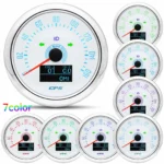 6 Gauge Set 85mm GPS Speedometer 160MPH Tachometer 8000RPM for Boat Car Truck US - Image 3