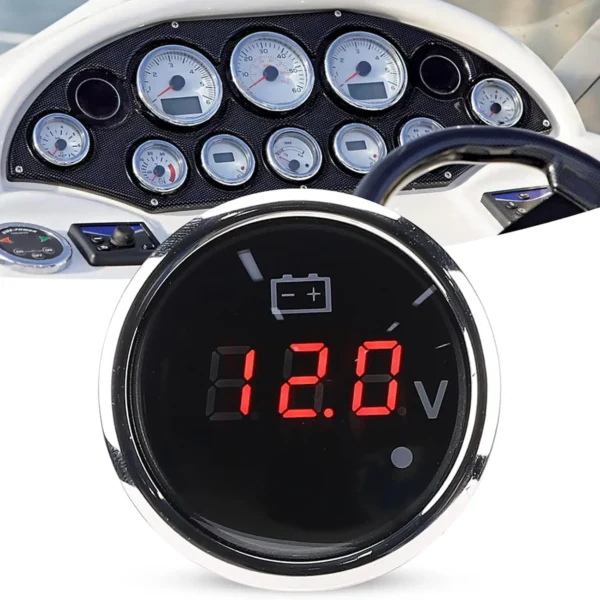 Wholesale Cheap 12V Motorcycle Gauge Digital Voltmeter