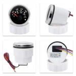 52mm(2) Car Water Temp Temperature Gauge Meter Indicator 40-120 12V 24V - Image 2