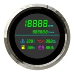 85mm Six in One Multifunction Gauge Tachometer/Hour Meter/Water Temperature/Stainless Oil Pressure Gauges