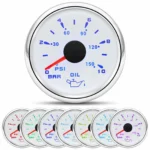 6 Gauge Set 85mm GPS Speedometer 0-120MPH Tachometer 7000rpm & 52mm Fuel Water Oil Gauge for Car Boat - Image 6