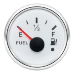 52MM Fuel Level Gauge 0-190ohms Indicator Tank Meter Red Colors for Car Truck Boat