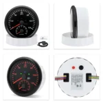110mm 2 Gauge Set GPS Speedometer Tachometer 0-120MPH & 4in 1 Gauge with Senders - Image 6