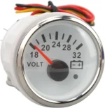 24V Needle Analog Voltmeter Voltage Gauge for Car Boat Marine - Image 6