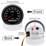 85MM GPS Speedometer Gauge 0-200MPH Tachometer&4 in 1 Gauge for Boat Car Truck - Image 6