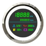 85mm Six in One Multifunction Gauge Tachometer/Hour Meter/Water Temperature/Stainless Oil Pressure Gauges - Image 3