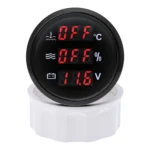 2 52mm 3 in 1 Digital Gauge Water Temp Water Level Voltmeter for Boat Car Truck - Image 2