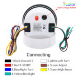 85MM Black GPS Speedometer 200km/h Gauge with TRIP COG for Boat Car Truck ATV - Image 6